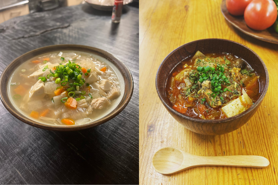 徳島にし阿波│そば米雑炊│スープカレー